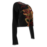 MERCHMOMENT Stone Temple Pilots Purple Women's Mesh Top [Apparel]