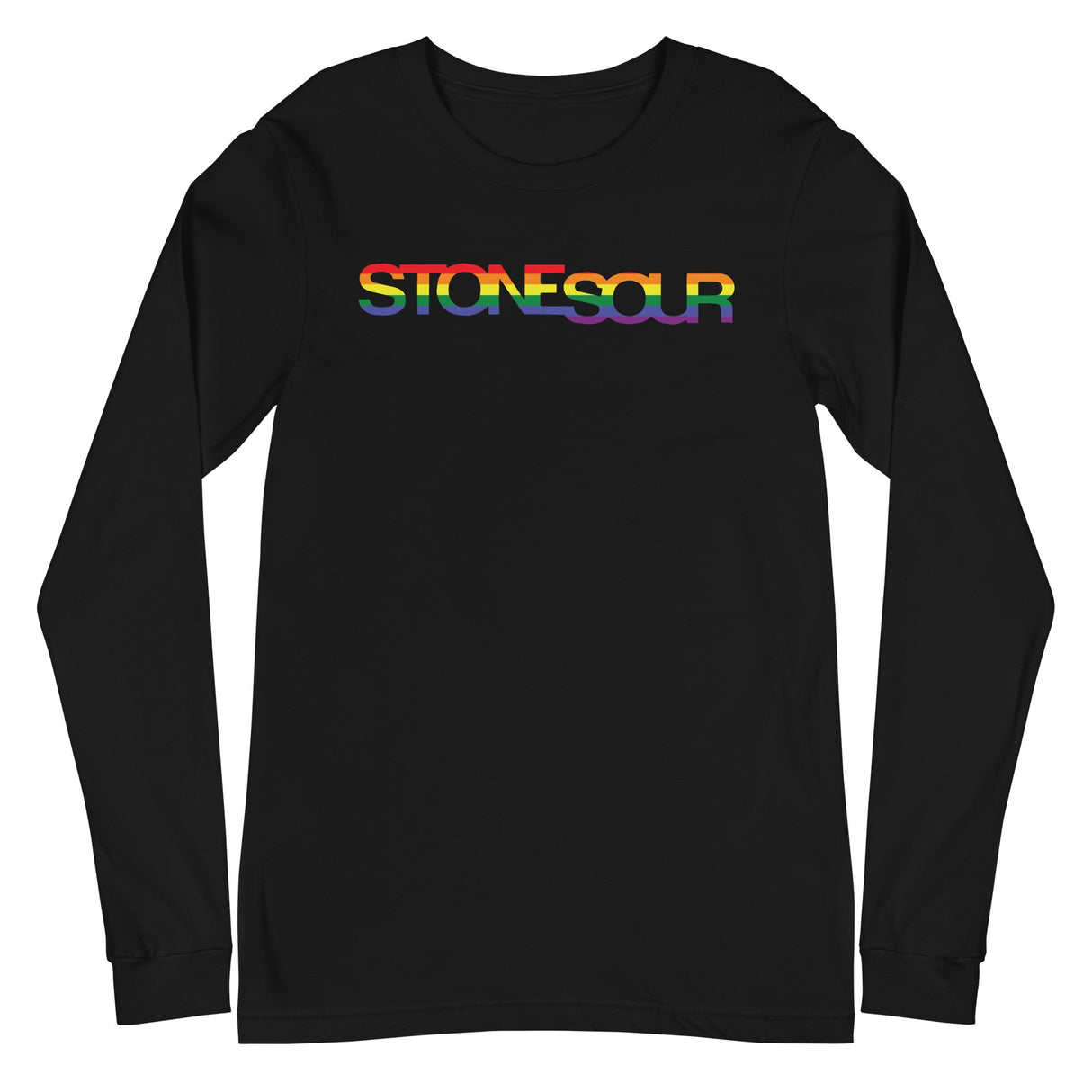 Stone Temple Pilots - StoneSour Rainbow Long Sleeve T-Shirt ()