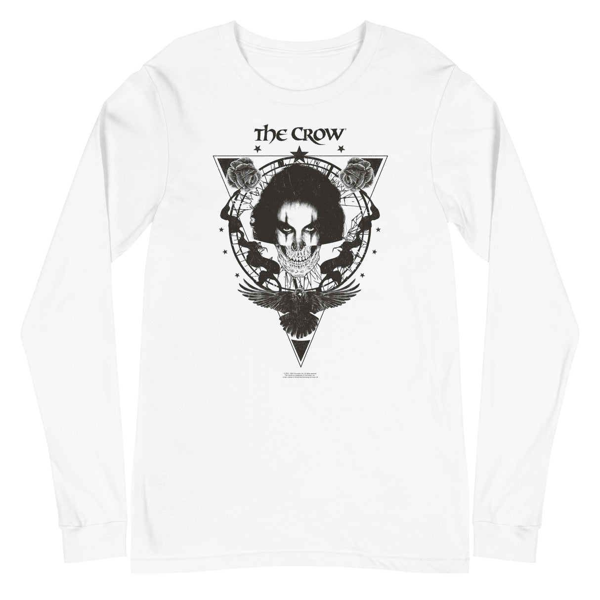 The Crow - Badge Emblem Long Sleeve T-Shirt ()