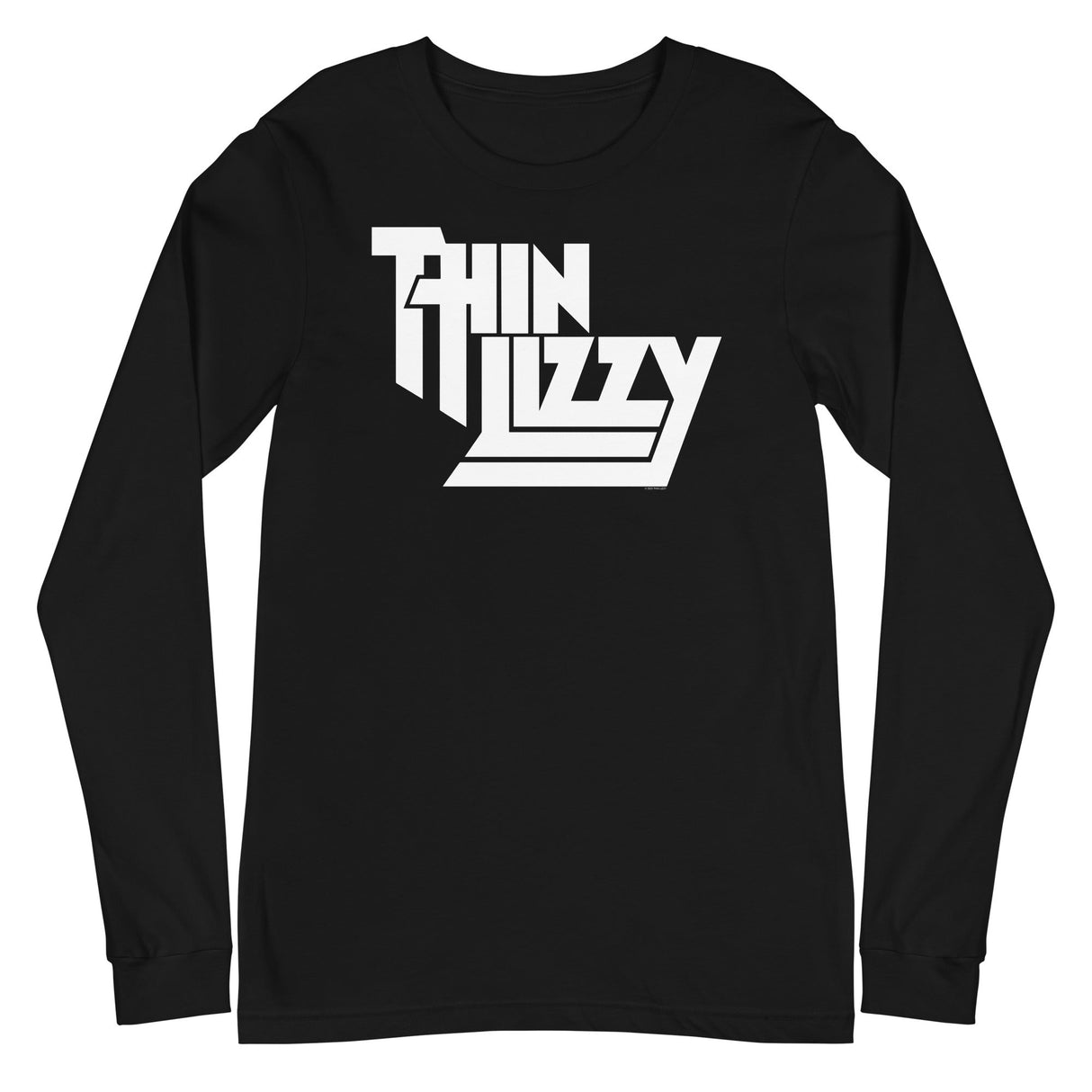 Thin Lizzy - Classic White Logo Long Sleeve T-Shirt ()