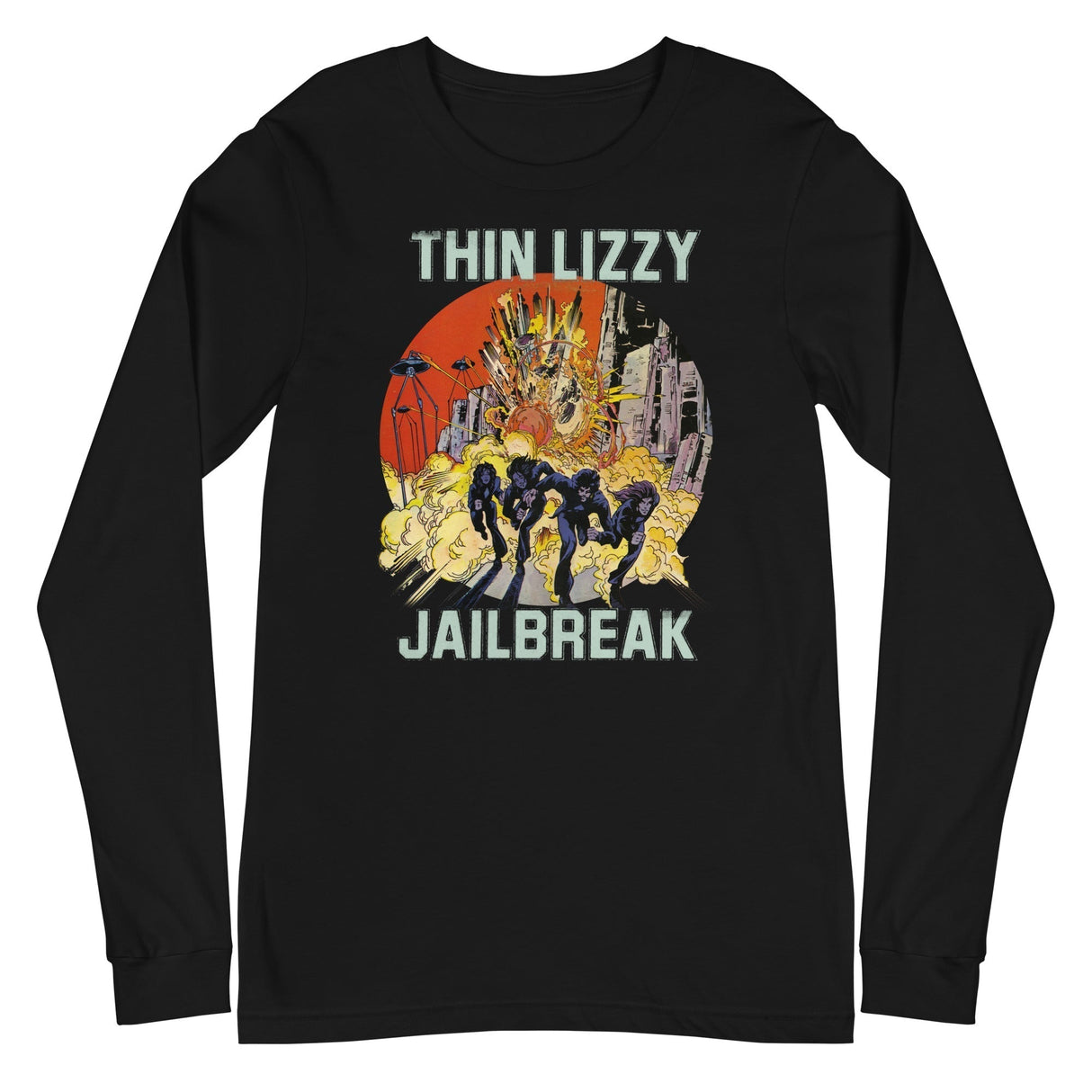 MERCHMOMENT Thin Lizzy - Vintage Jailbreak Long Sleeve T-Shirt [Apparel]