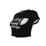 MERCHMOMENT Thin Lizzy Whiskey Women's Crop Top [Apparel]