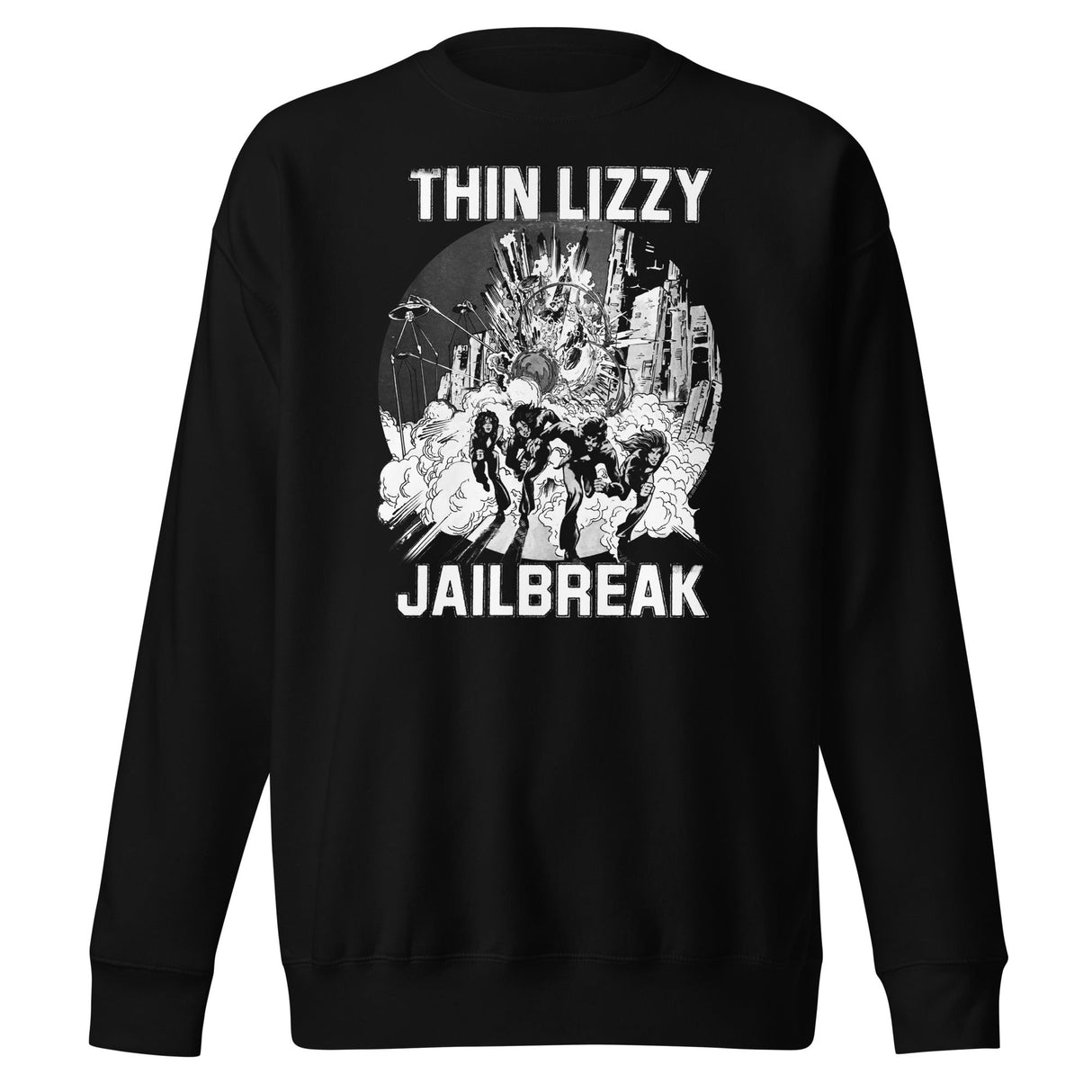 Thin Lizzy - White Jailbreak Sweatshirt ()