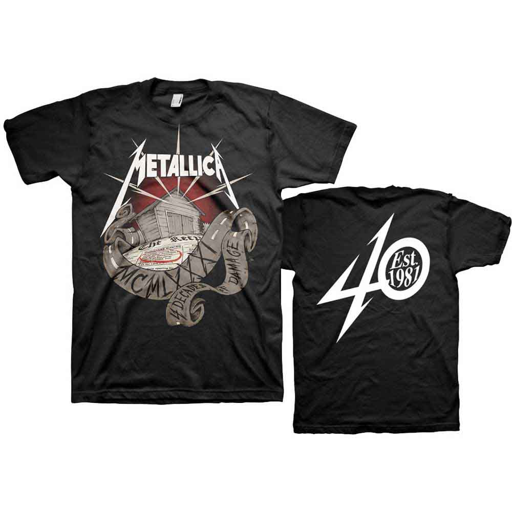 Camiseta del 40.º aniversario de Metallica