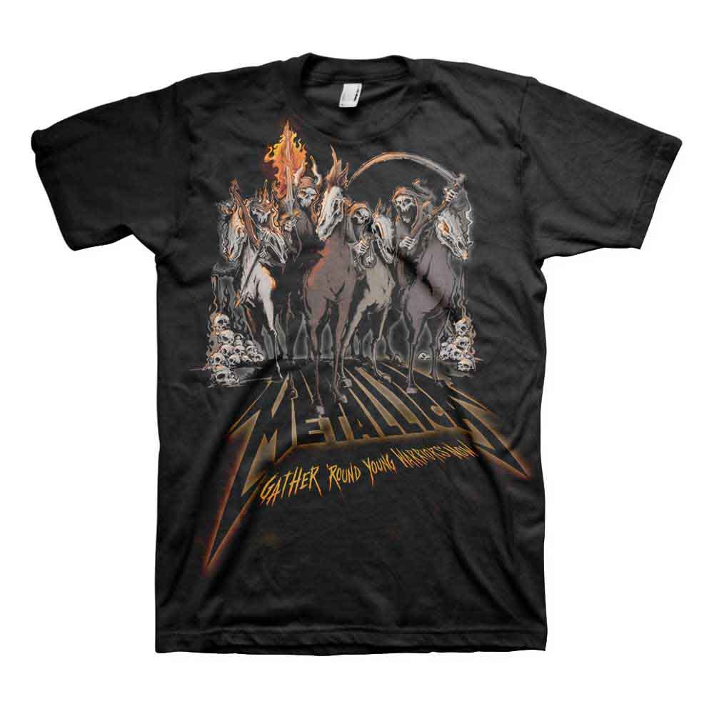 Camiseta del 40 aniversario de Metallica: Jinetes