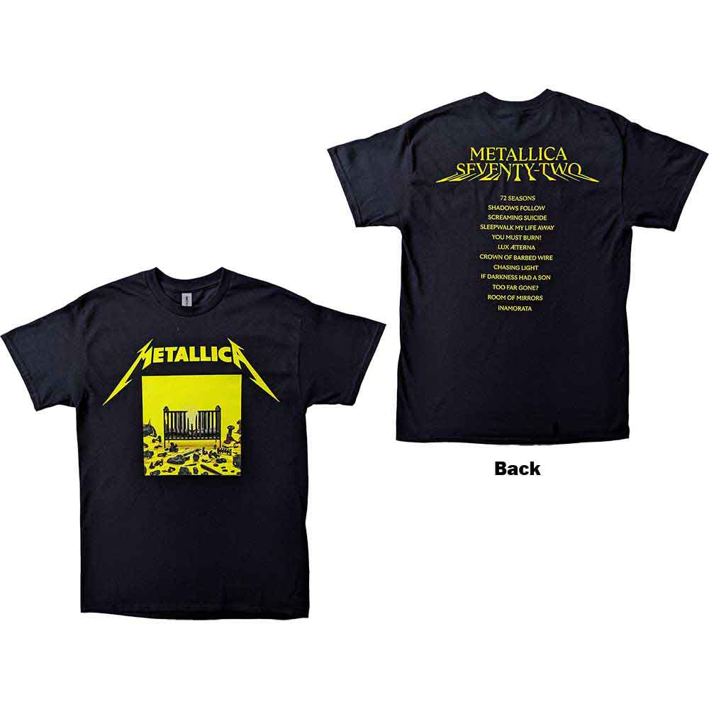 Camiseta con portada de Metallica 72 Seasons Squared