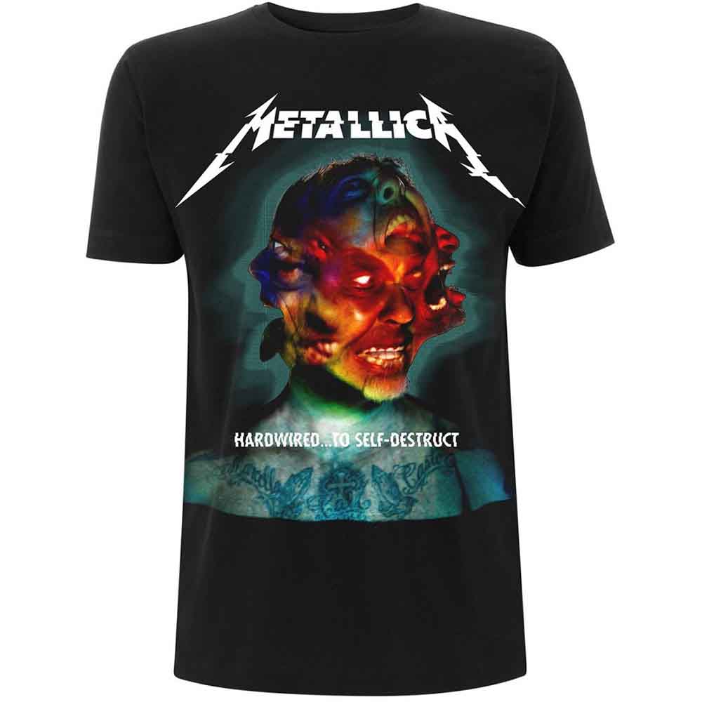 Camiseta con la portada del álbum Hardwired de Metallica