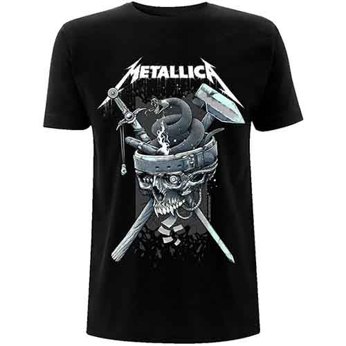 Camiseta con el logo blanco de Metallica History