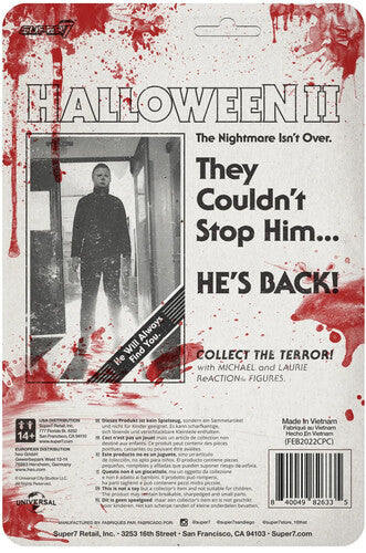 Super7 - Halloween 2 ReAction Wave 1 - Michael Myers (Blood Splatter WHOLESALE EXCLUSIVE) (Collectible, Figure) (Action Figure)