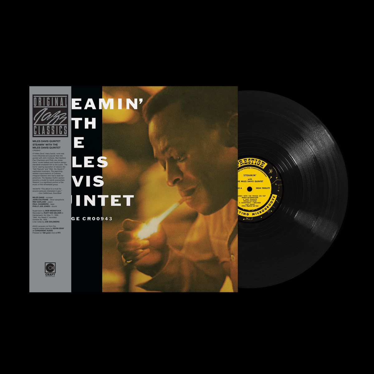Steamin' with the Miles Davis Quintet (Original Jazz Classics Series) (180G) [LP] [Vinyl]