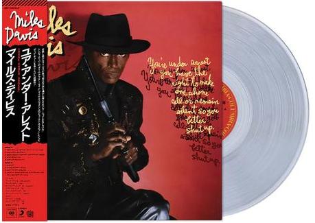 Miles Davis You're Under Arrest (Crystal Clear Vinyl, Obi Strip) [Records & LPs]