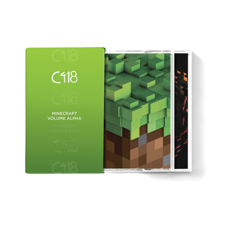 Minecraft: Alpha + Beta (2xCassette - Green w/ White Ink & Orange w/ White Ink) (Vinyl)