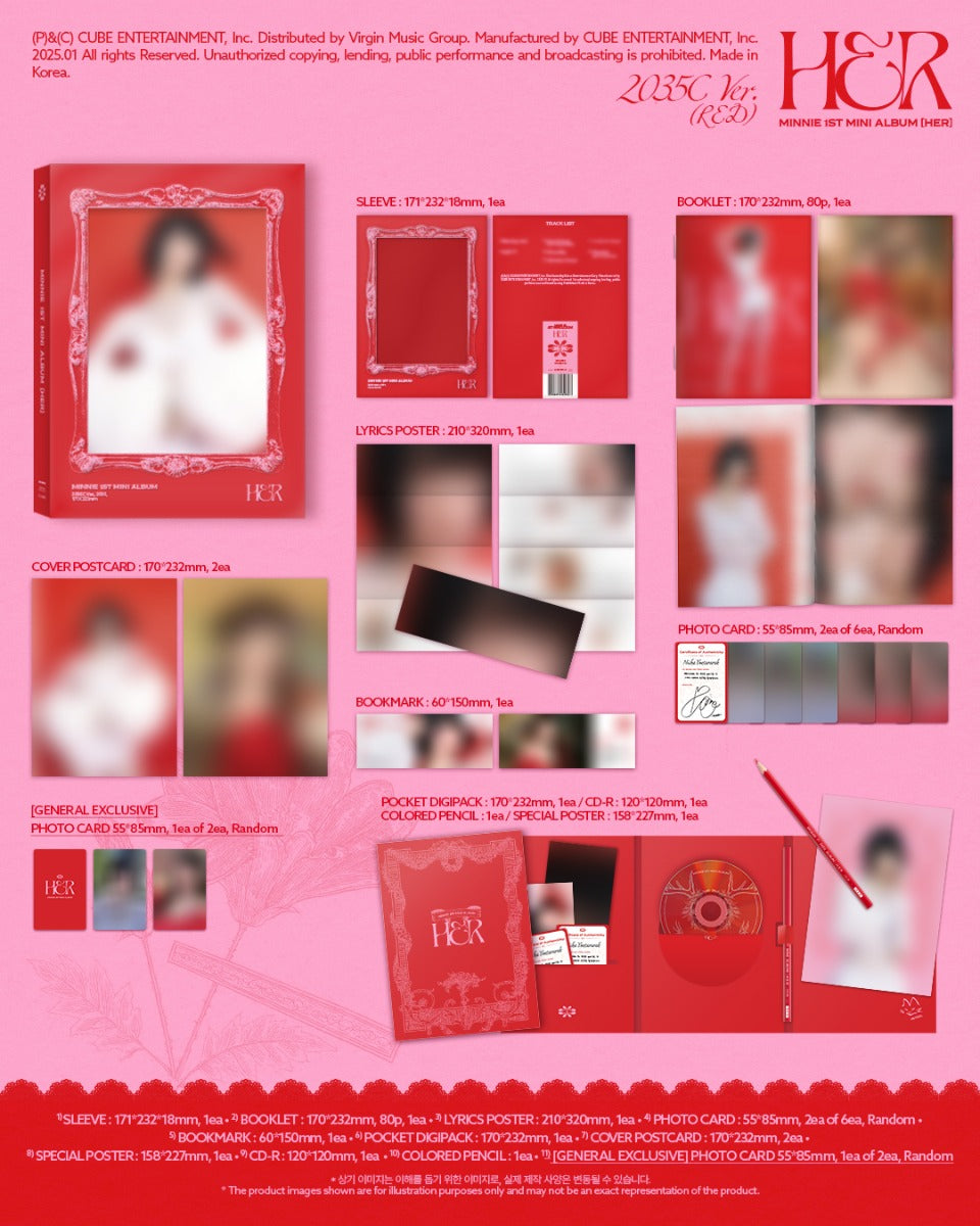 Her [2035C Ver.] (Booklet, Pencil, Photo / Photo Card, Poster, Postcard) (CD)