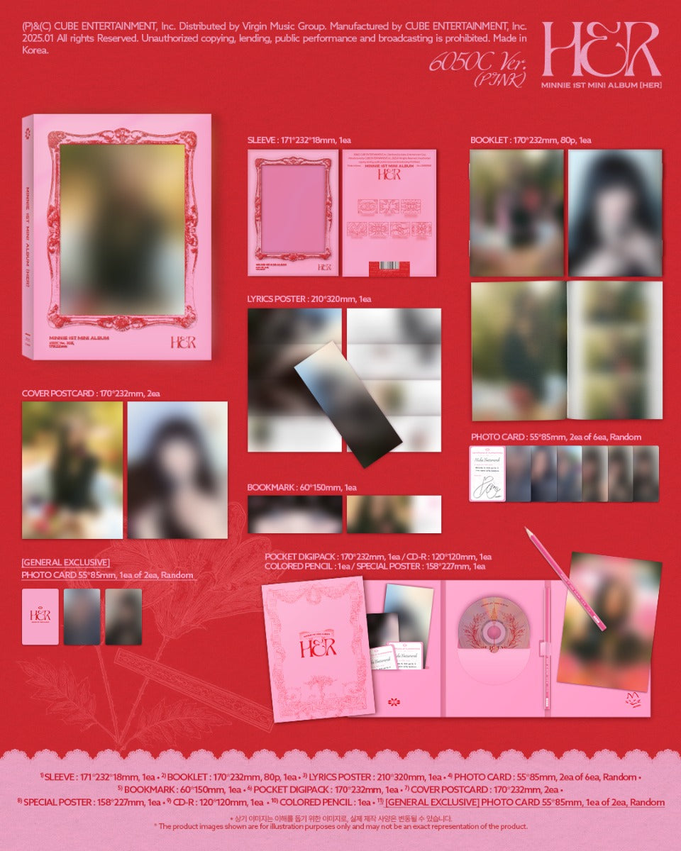 Her [6050C Ver.] (Booklet, Pencil, Photo / Photo Card, Poster, Postcard) (CD)