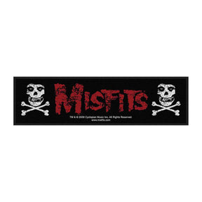 Misfits - Cross Bones Super Strip Patch [Merchandise]