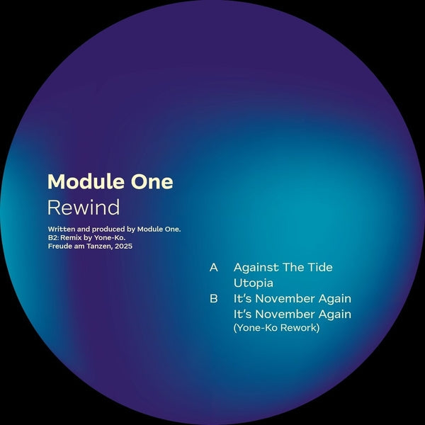 MODULE ONE - Rewind [12"] [Vinyl]