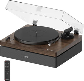 Monostereo One Stop - AudioSource Record Player, All-in-one Turntable with 2.1 Channel Built-in Speaker [Turntables]