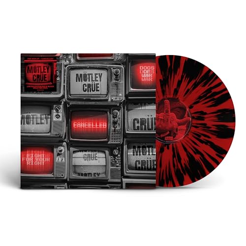 Motley Crue Cancelled [Red/Black Splatter 12" EP] [45 RPM] [Records & LPs]