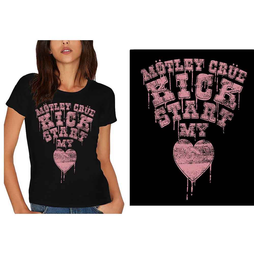 Camiseta de manga corta Kick Start My Heart de Motley Crue