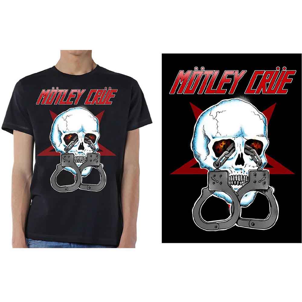 Camiseta con puños de calavera de Motley Crue 2