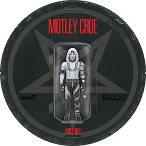 Super7 - Motley Crue - ReAction Figures Wv2 - Vince Neil (Shout At The Devil - Black & White) (Collectible, Action Figure) (Action Figure)