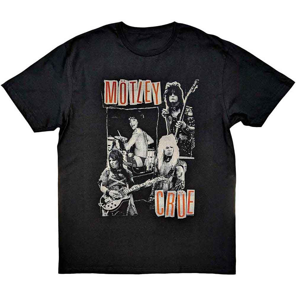 Motley Crue Vintage Punk Collage [T-Shirt]
