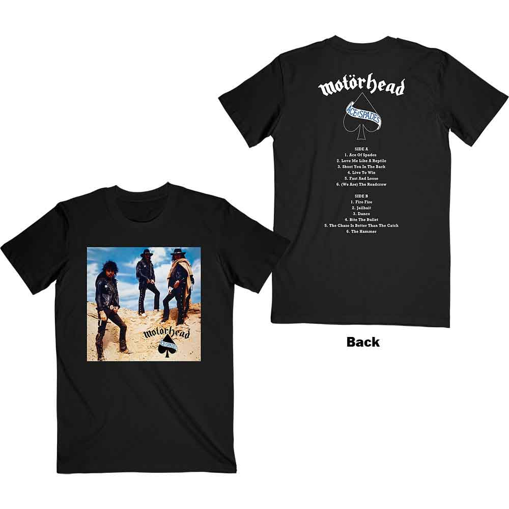 Motörhead Ace of Spades Track list [T-Shirt]