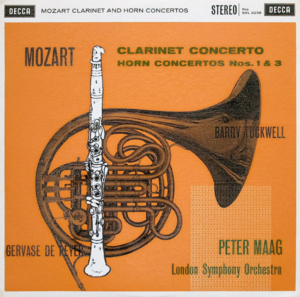 Clarinet Concerto / Horn Concertos Nos. 1 & 3 (Vinyl)