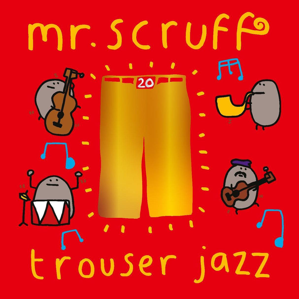 Mr. Scruff Trouser Jazz (20th Anniversary Edition) (BLUE & RED VINYL) [Records & LPs]