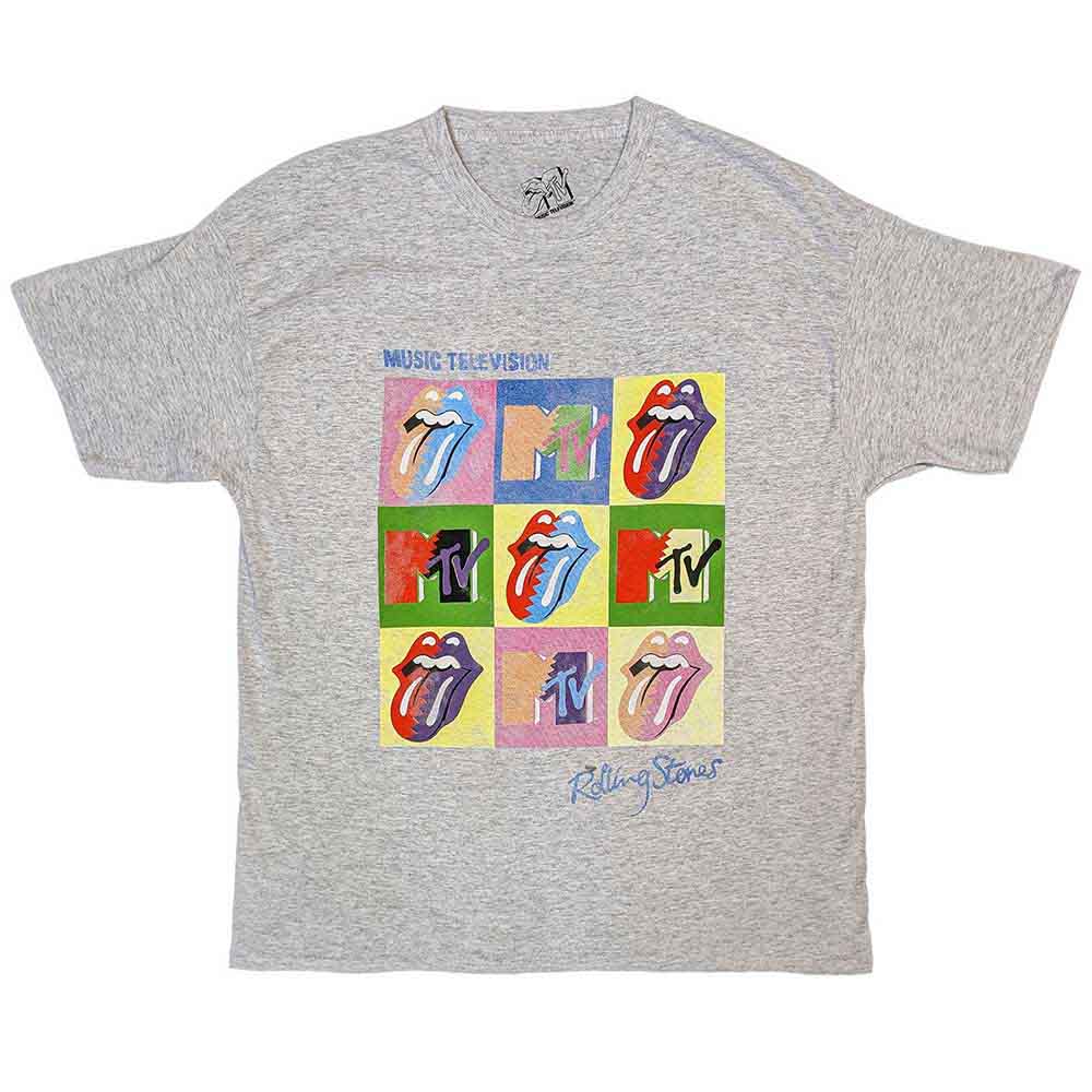 Camiseta con los Warhol Squares de los Rolling Stones de MTV