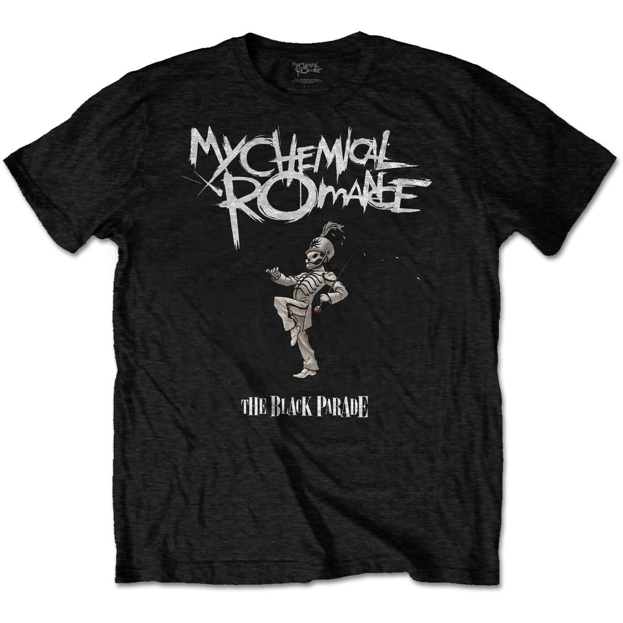 Camiseta de My Chemical Romance con portada de The Black Parade