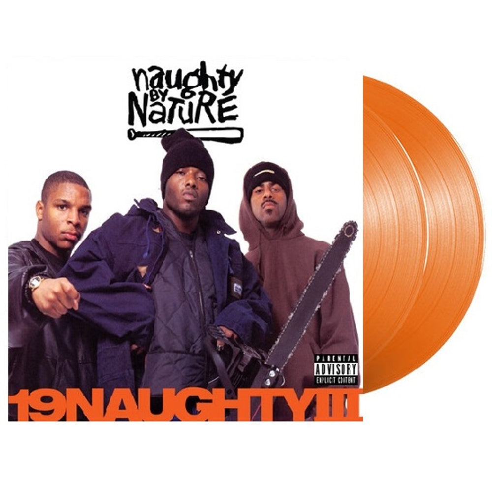 Naughty By Nature 19 Naughty III: 30th Anniversary Edition [Explicit Content] (Colored Vinyl, Orange, 140 Gram Vinyl) (2 Lp's) [Vinyl] - Apocalypse Vinyl