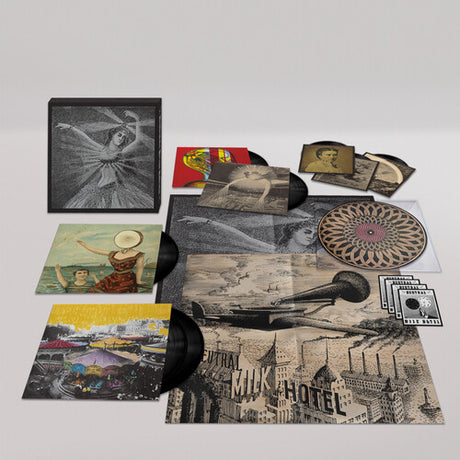 Neutral Milk Hotel Obras completas de Neutral Milk Hotel (caja, póster, postal, reedición) [Discos y LP]