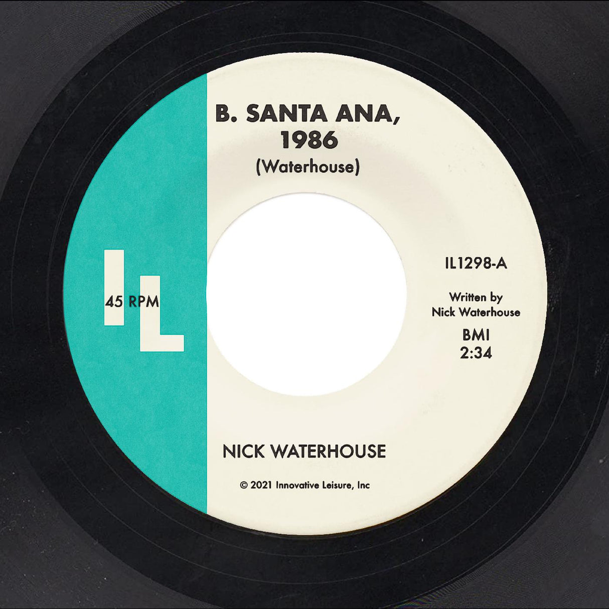 Nick Waterhouse B. Santa Ana b/w Pushing Too Hard [Records & LPs]