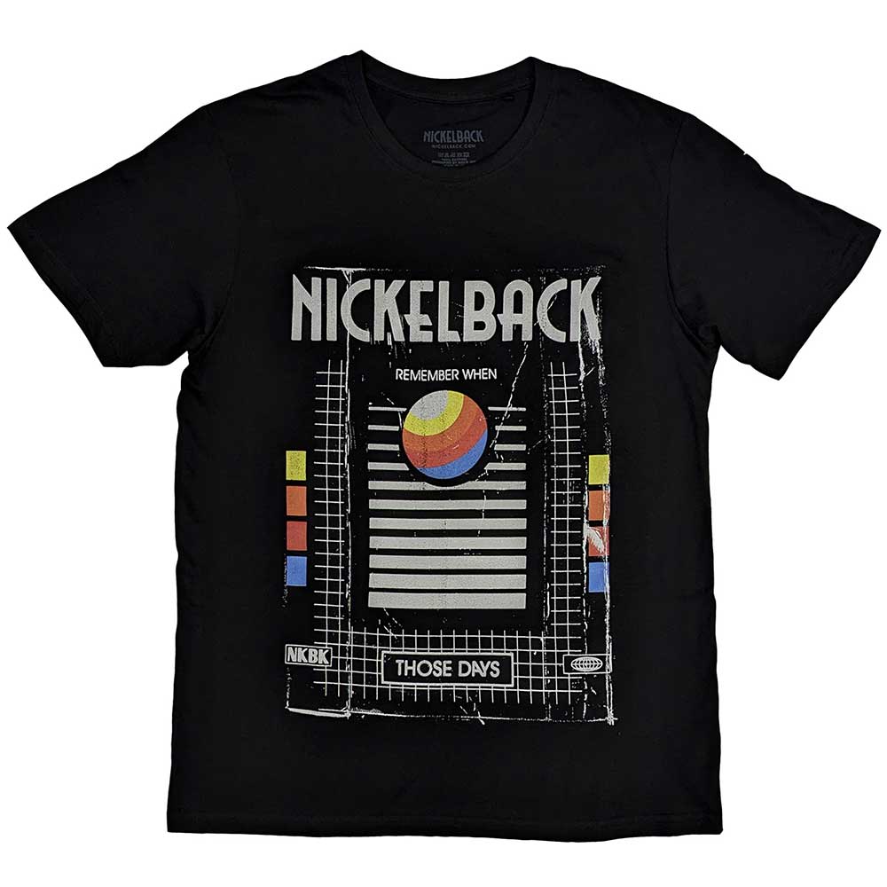 Camiseta de Nickelback Those Days VHS