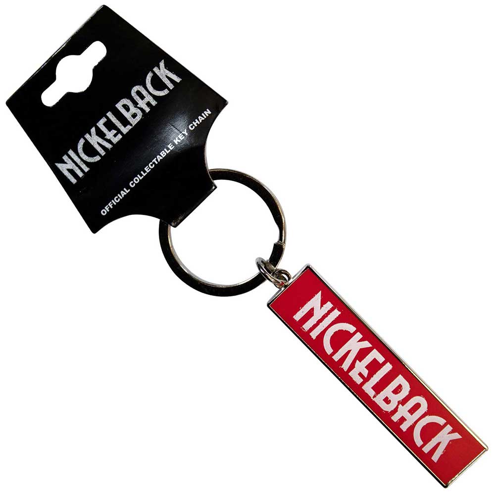 Nickelback White Logo Red [Keychain]