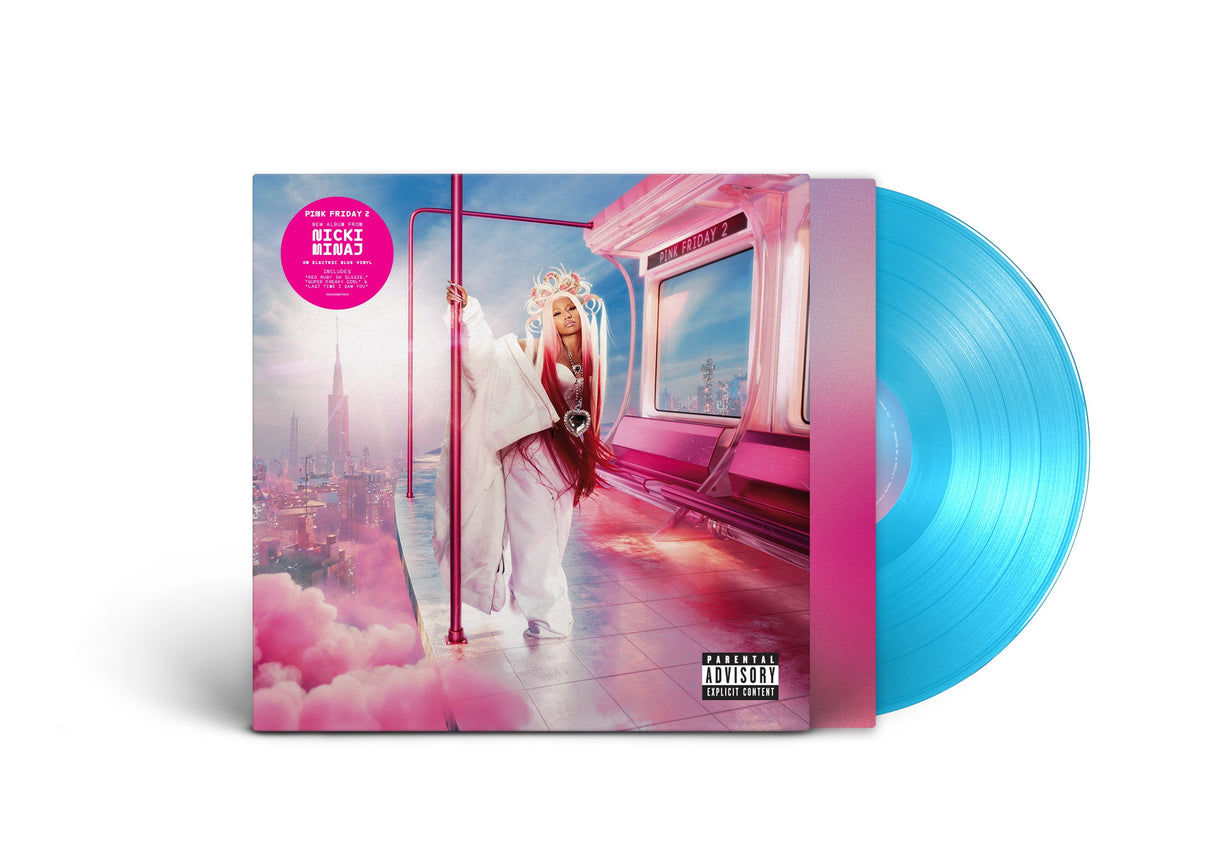 Nicki Minaj Pink Friday 2 [Electric Blue LP] [Records & LPs]