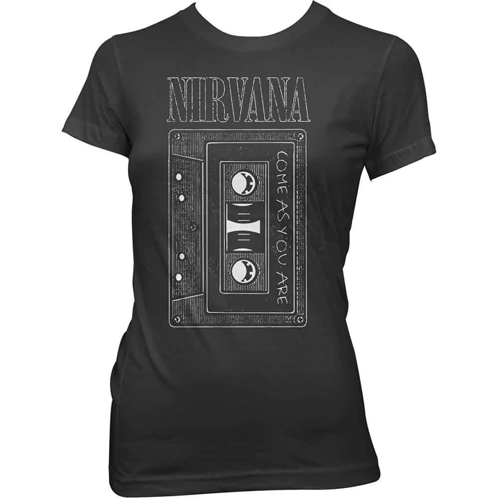 Camiseta de manga corta con la frase As You Are de Nirvana