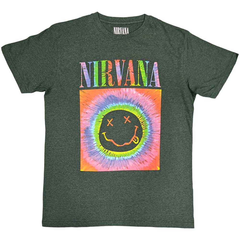 Camiseta con cara feliz de Nirvana