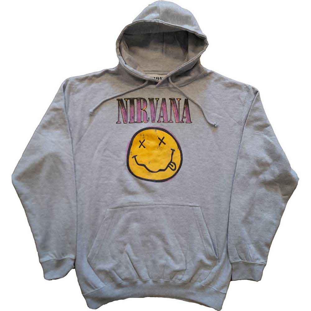 Nirvana Xerox Happy Face Pink [Sweatshirt]