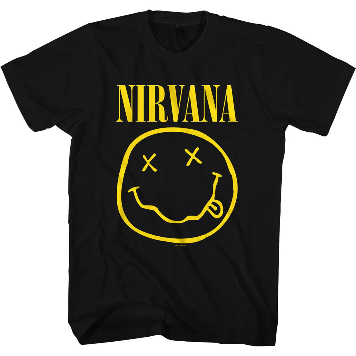 Camiseta con el emoticono amarillo de Nirvana