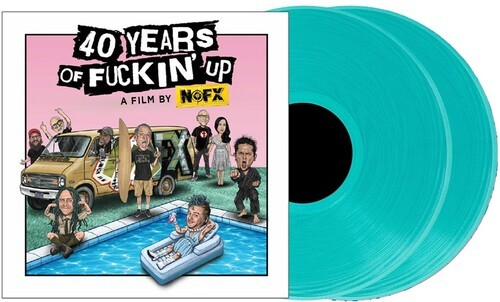 NOFX - 40 Years of Fuckin' Up (Original Soundtrack) (Vinyl Voice Edition) (Turquoise Colored Vinyl) (2 Lp's) [Vinyl]