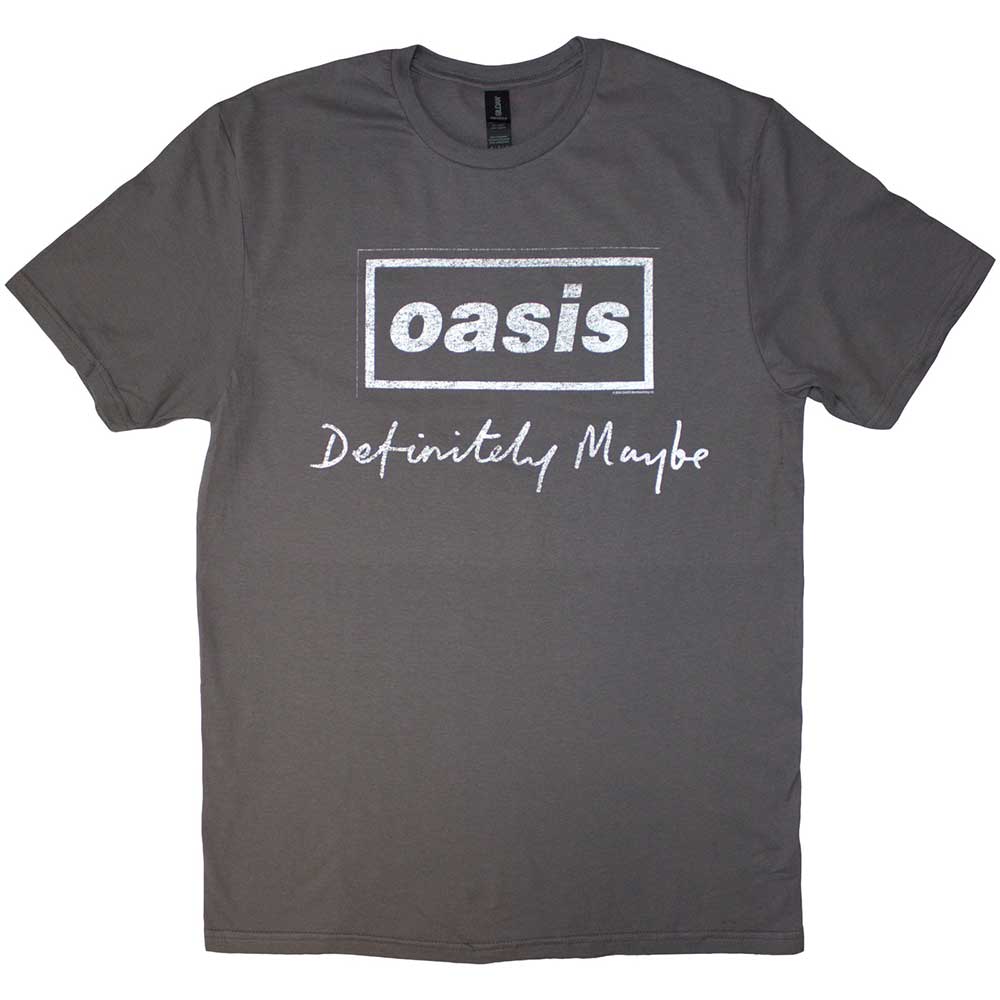 Definitely Maybe Distressed Text Logo (T-Shirt)