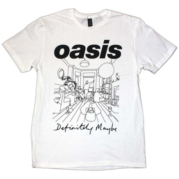 Rock Band Apparel - Oasis Definitely Maybe Line Drawing [T-Shirt