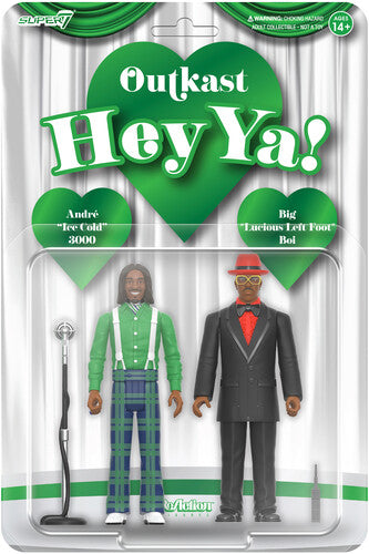 Super7 - OutKast - ReAction Figures Wv4 - Hey Ya! 2-Pack (Action Figure, Collectible) (Action Figure)