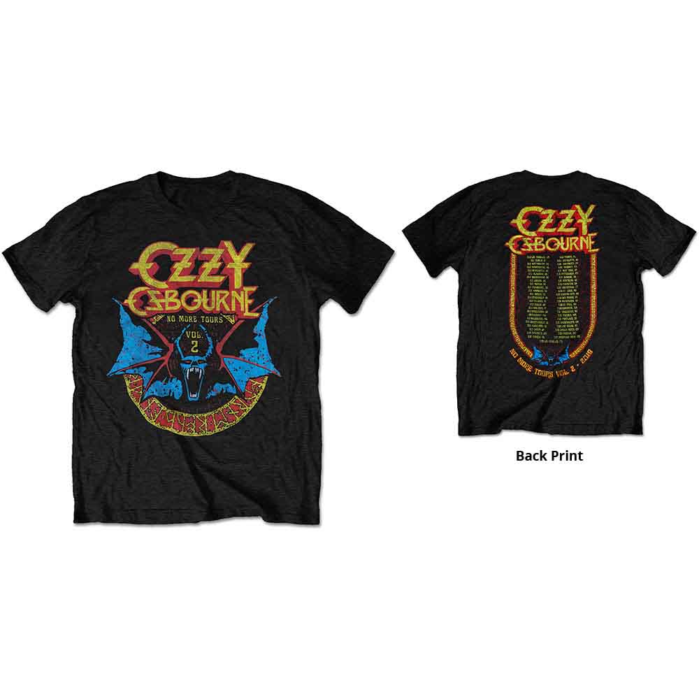 Camiseta con el círculo de murciélagos de Ozzy Osbourne