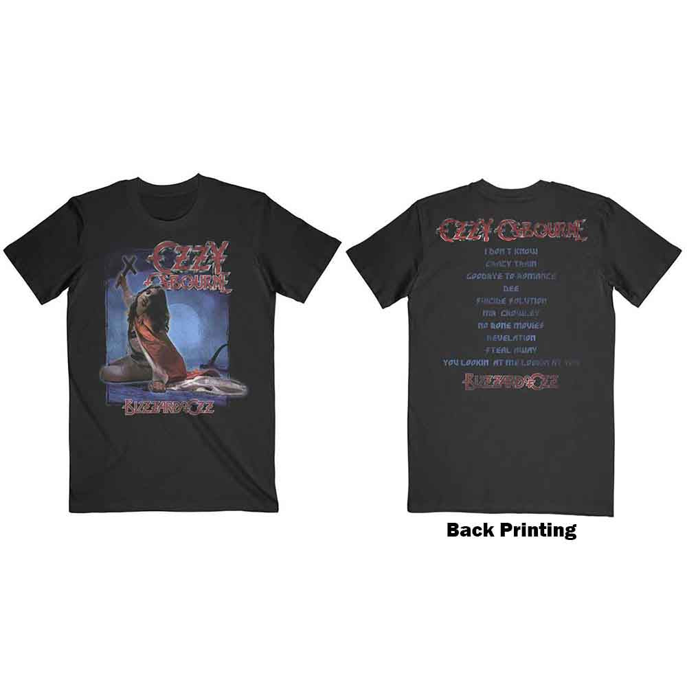 Blizzard of Ozz Track list (T-Shirt)