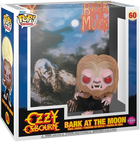FUNKO POP! Cover with Case: Ozzy Osbourne - Bark at the Moon (Flocked) (Large Item, Vinyl Figure) (Action Figure)
