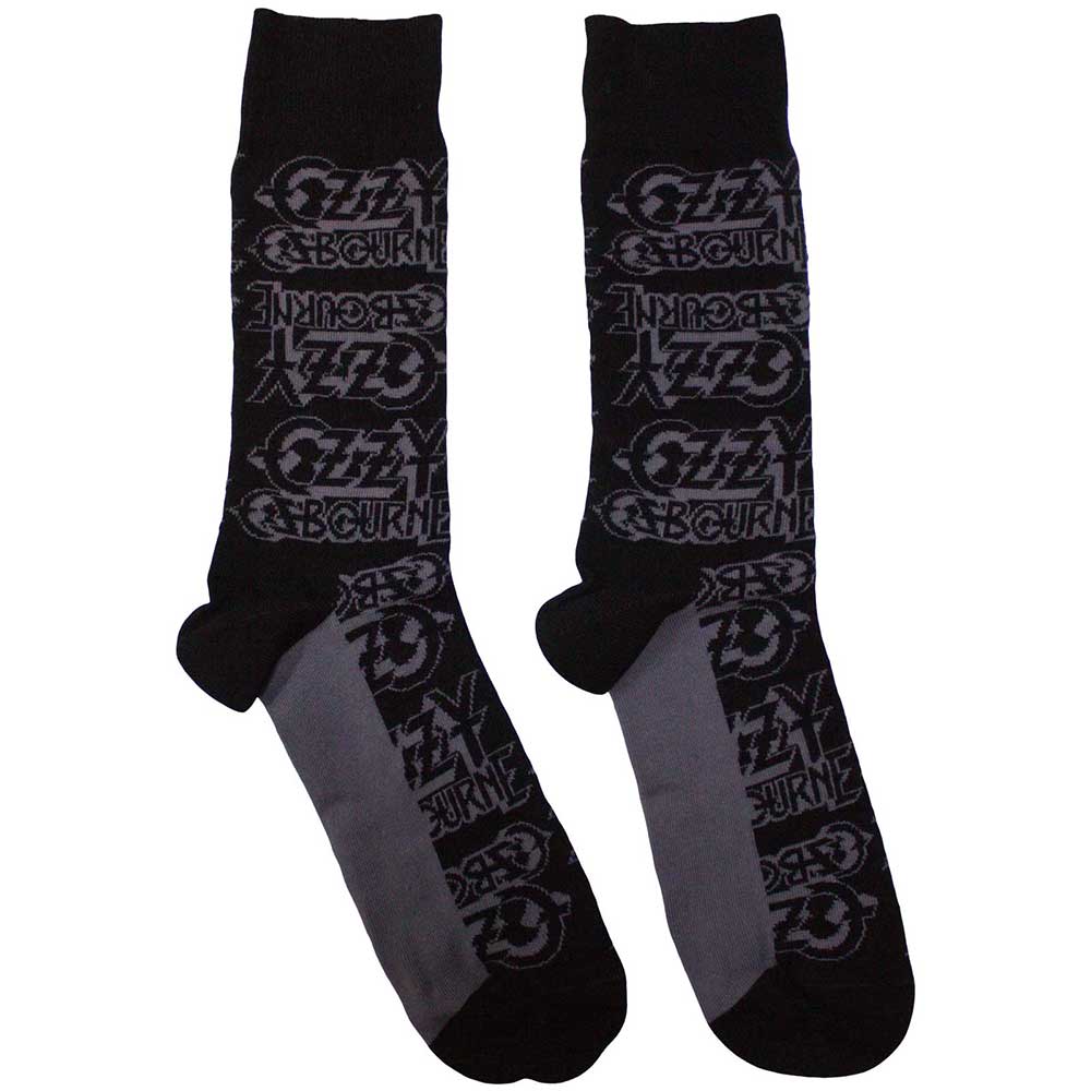 Calcetines con el logo de Ozzy Osbourne repetido