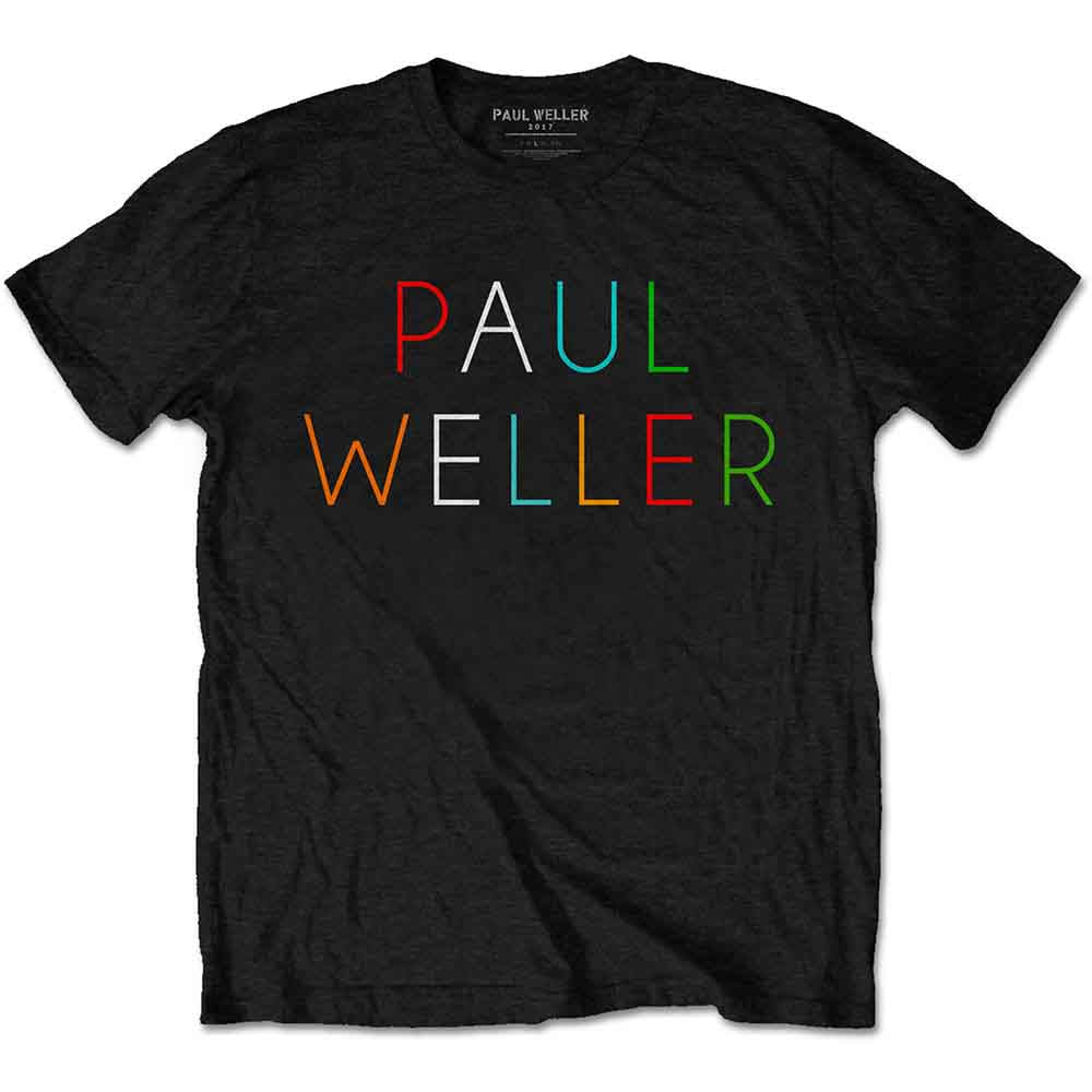 Camiseta con el logotipo multicolor de Paul Weller